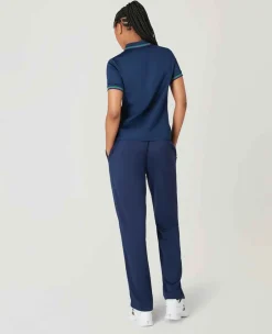 Wimbledon Sport*Womens Core Performance Polo - Navy
