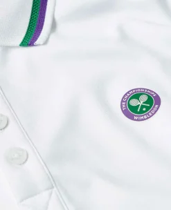 Wimbledon Sport*Womens Core Performance Polo - White