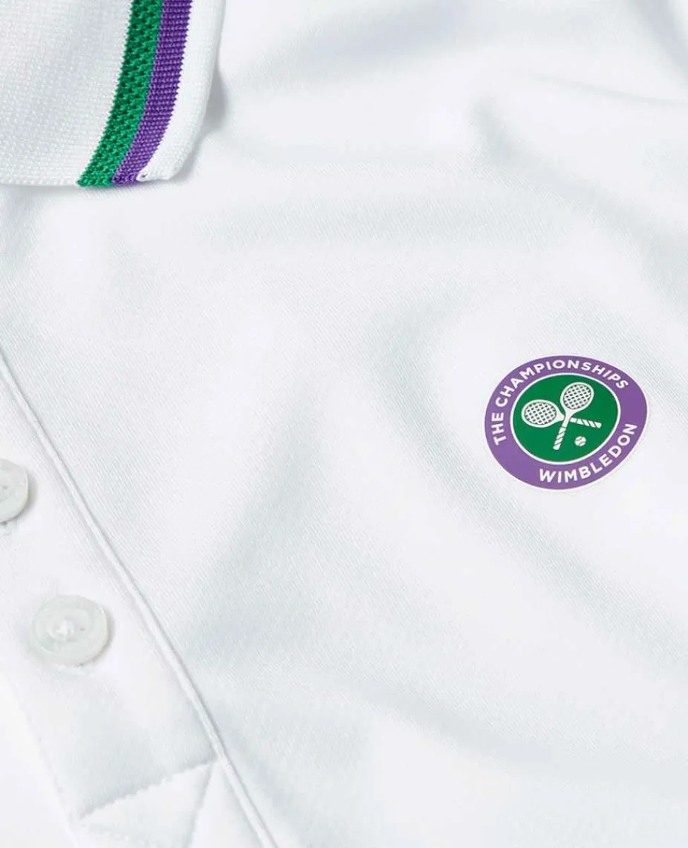 Wimbledon Sport*Womens Core Performance Polo - White