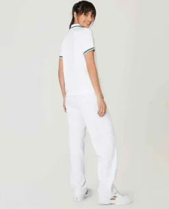 Wimbledon Sport*Womens Core Performance Polo - White