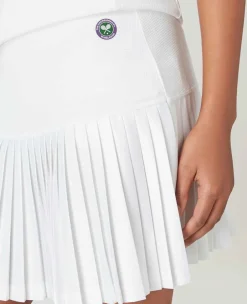 Wimbledon Bottoms*Womens Core Performance Skort - White