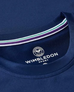 Wimbledon Sport*Womens Core Performance Tee - Navy