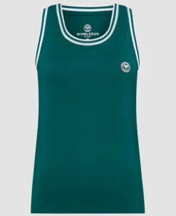 Wimbledon Sport*Womens Core Performance Tank - Green