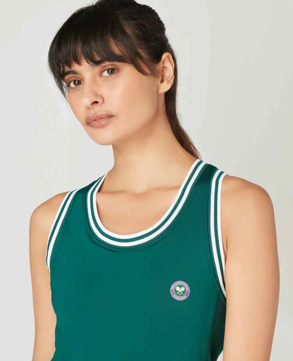Wimbledon Sport*Womens Core Performance Tank - Green