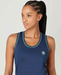 Wimbledon Sport*Womens Core Performance Tank - Navy