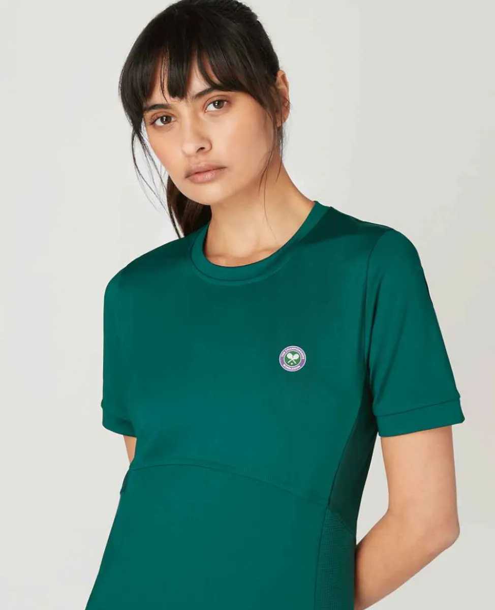 Wimbledon Sport*Womens Core Performance Tee - Green