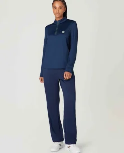 Wimbledon Bottoms*Womens Core Performance Track Pant - Navy