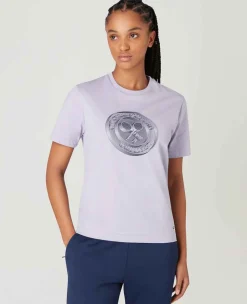 Wimbledon Tops & T-Shirts*Womens 3D Logo T-Shirt - Lilac