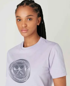 Wimbledon Tops & T-Shirts*Womens 3D Logo T-Shirt - Lilac