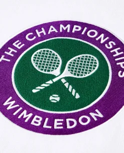 Wimbledon Sweatshirts*Womens Embroidered Logo Sweatshirt - White