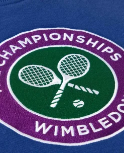 Wimbledon Sweatshirts*Womens Embroidered Logo Sweatshirt - Navy
