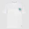Wimbledon Tops & T-Shirts*Womens Floral Logo T-Shirt - White