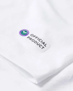Wimbledon Tops & T-Shirts*Womens Floral Logo T-Shirt - White
