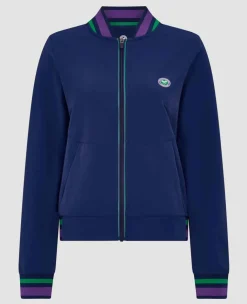 Wimbledon Sport*Womens Full Zip Jacket - Navy