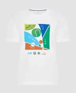 Wimbledon Tops & T-Shirts*Womens Grand Slam T-Shirt - White