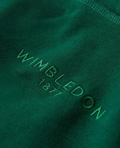 Wimbledon Sweatshirts*Womens Hooded Sweatshirt - Green