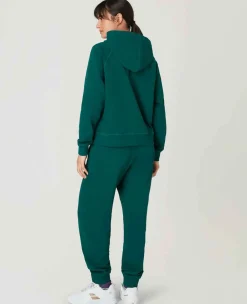 Wimbledon Sweatshirts*Womens Hooded Sweatshirt - Green