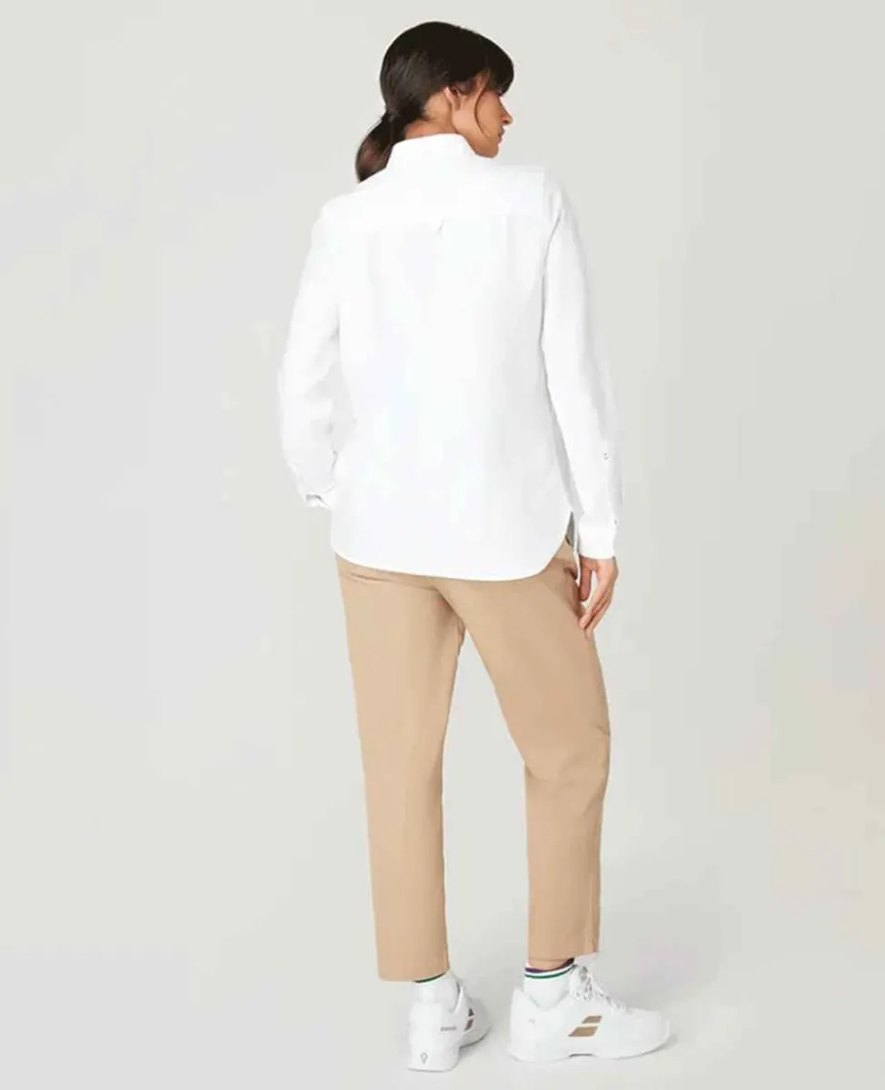 Wimbledon Tops & T-Shirts*Womens Oxford Shirt - White