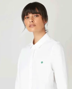 Wimbledon Tops & T-Shirts*Womens Oxford Shirt - White