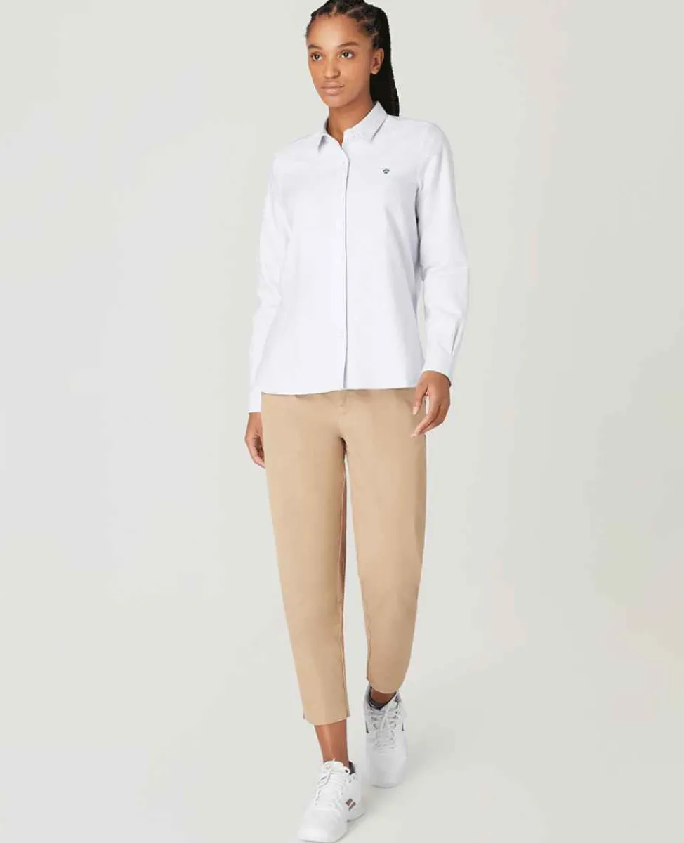 Wimbledon Tops & T-Shirts*Womens Oxford Stripe Shirt - Lilac