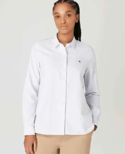 Wimbledon Tops & T-Shirts*Womens Oxford Stripe Shirt - Lilac