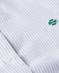 Wimbledon Tops & T-Shirts*Womens Oxford Stripe Shirt - Lilac