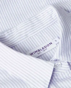 Wimbledon Tops & T-Shirts*Womens Oxford Stripe Shirt - Lilac