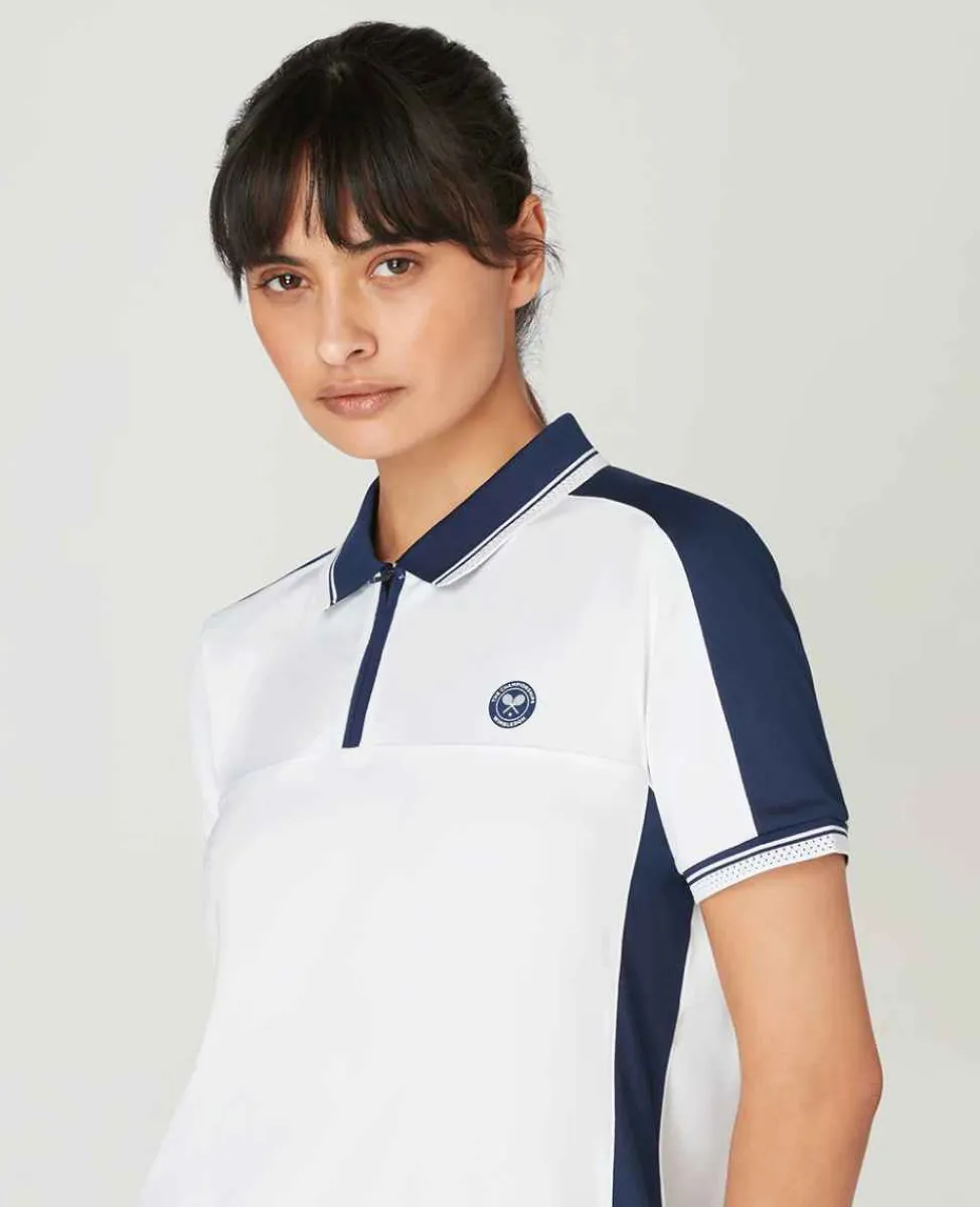 Wimbledon Sport*Womens Panel Polo - Multi