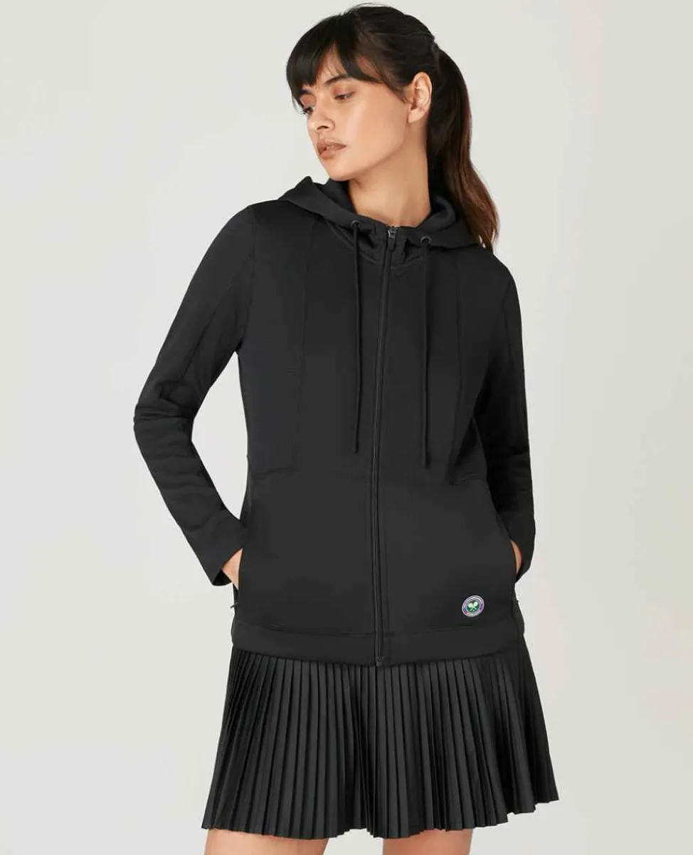 Wimbledon Sport*Womens Performance Hoody - Black