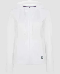 Wimbledon Sport*Womens Performance Hoody - White