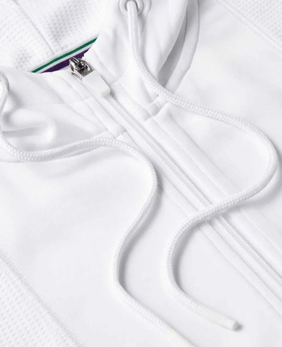 Wimbledon Sport*Womens Performance Hoody - White