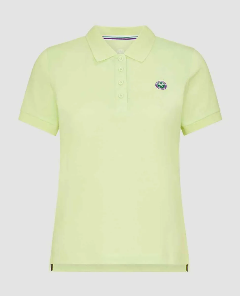 Wimbledon Sport*Womens Pique Polo - Lime
