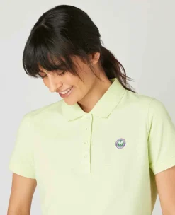 Wimbledon Sport*Womens Pique Polo - Lime