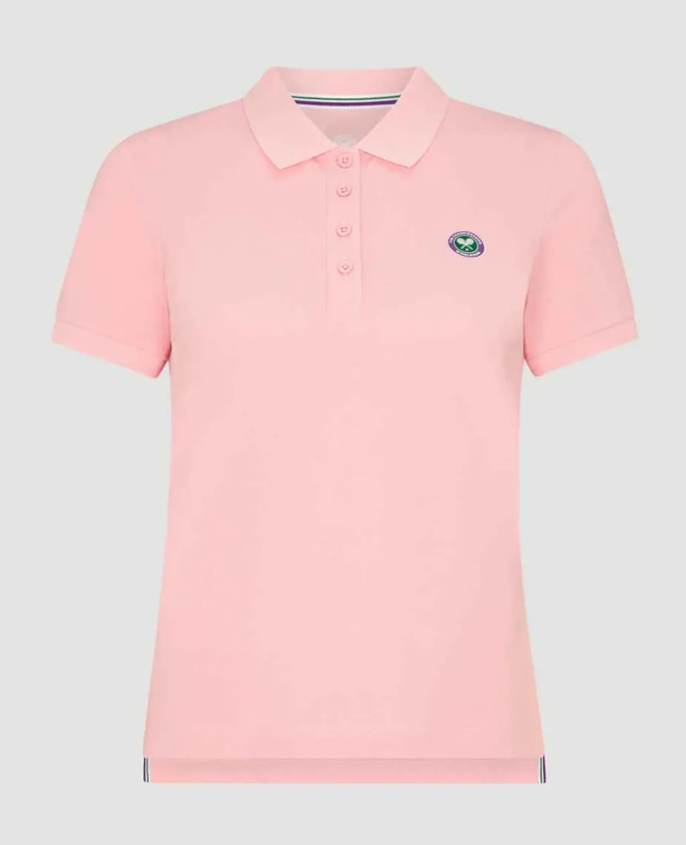 Wimbledon Sport*Womens Pique Polo - Pink