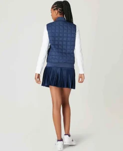 Wimbledon Sport*Womens Quilted Gilet - Navy