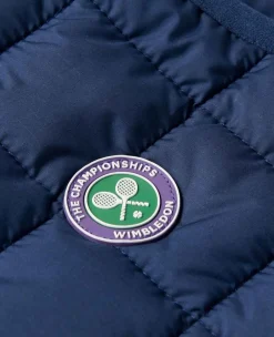 Wimbledon Sport*Womens Quilted Gilet - Navy