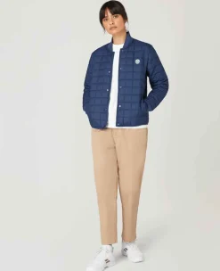 Wimbledon Sport*Womens Quilted Jacket - Navy