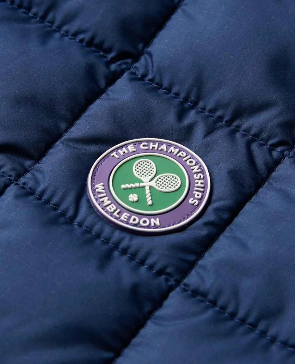 Wimbledon Sport*Womens Quilted Jacket - Navy