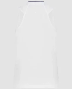 Wimbledon Sport*Womens Rouched Performance Top - White
