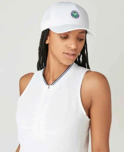 Wimbledon Sport*Womens Rouched Performance Top - White