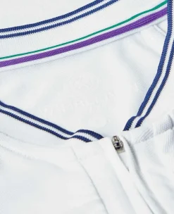 Wimbledon Sport*Womens Rouched Performance Top - White