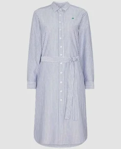 Wimbledon Dresses*Womens Shirt Dress - Blue