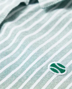 Wimbledon Dresses*Womens Shirt Dress - Green