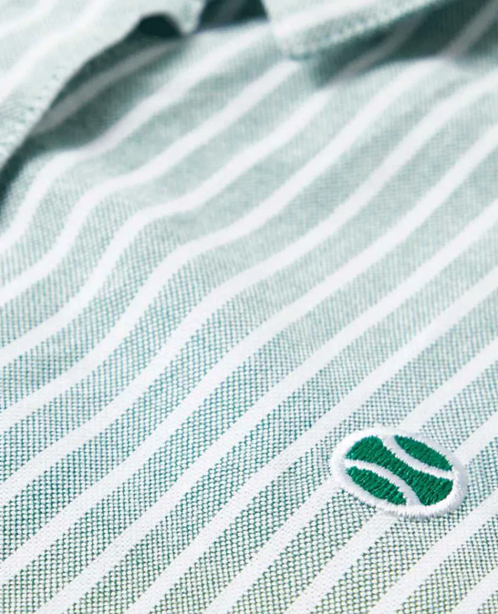Wimbledon Dresses*Womens Shirt Dress - Green