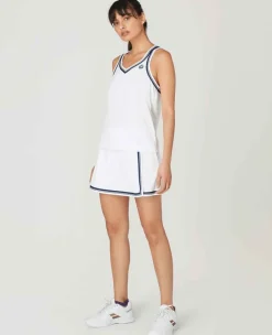 Wimbledon Sport*Womens Skort - White & Navy