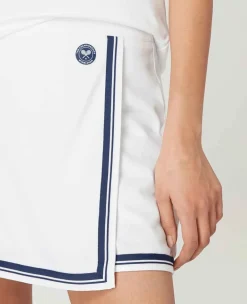 Wimbledon Sport*Womens Skort - White & Navy