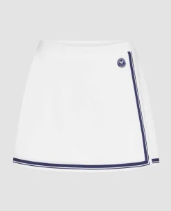 Wimbledon Sport*Womens Skort - White & Navy