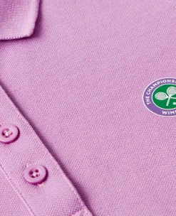 Wimbledon Sport*Womens Sleeveless Pique Polo - Purple
