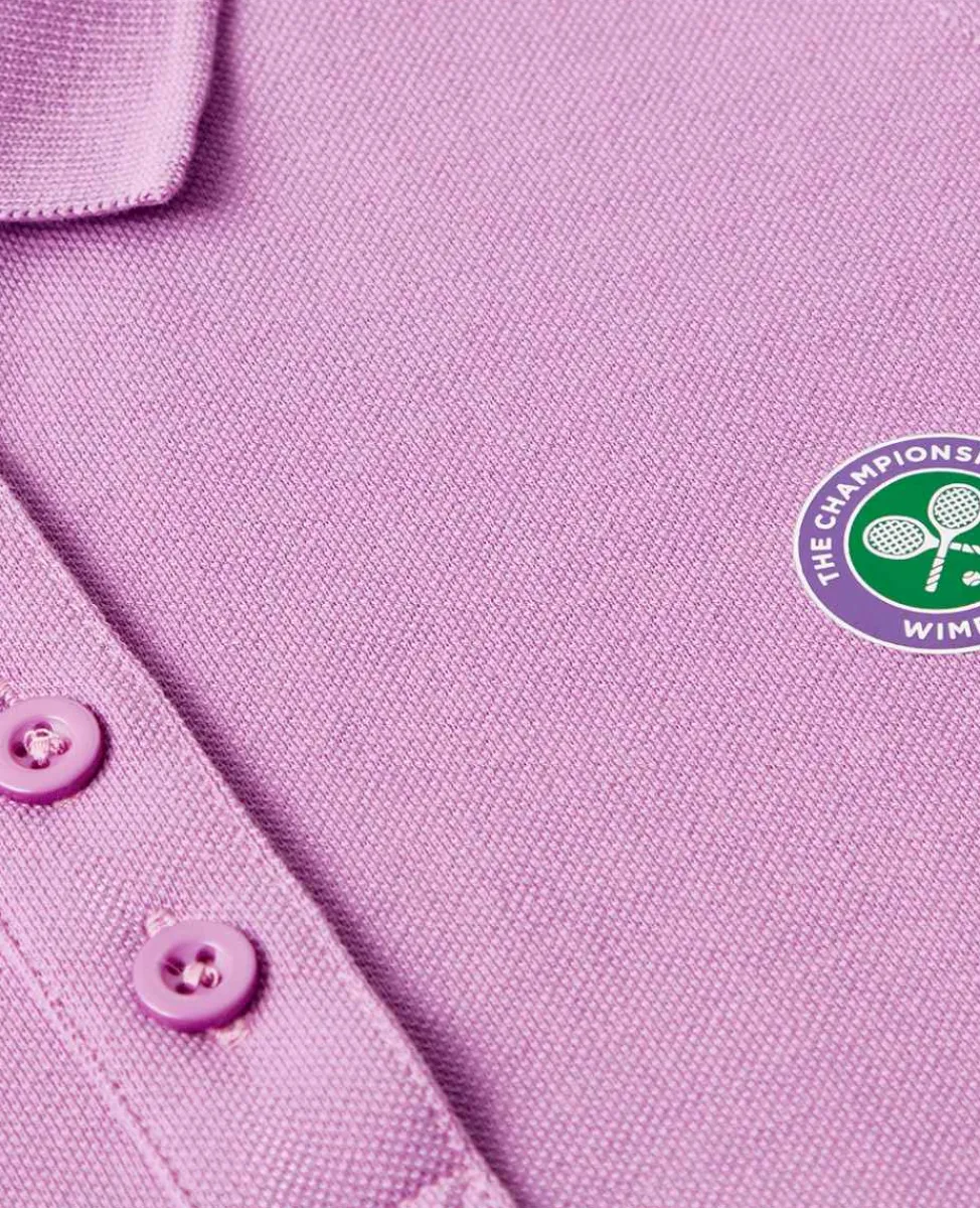 Wimbledon Sport*Womens Sleeveless Pique Polo - Purple