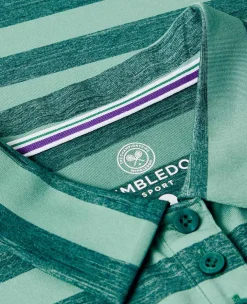 Wimbledon Sport*Womens Sleeveless Polo - Green